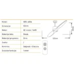 PLAFONSKI VENTILATOR KBS4836 XENON LIGHT - Slika 3