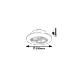 PLAFONSKI VENTILATOR LED DALFON 6710 RABALUX - Slika 10